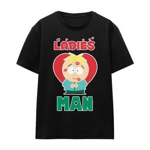 South Park Unisex Adult Ladies Man Butters Valentine's Day T-Shirt / Black